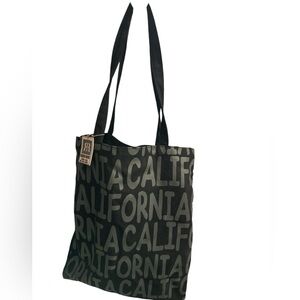 Robin Ruth Black and Gray “California” Graphic Tote